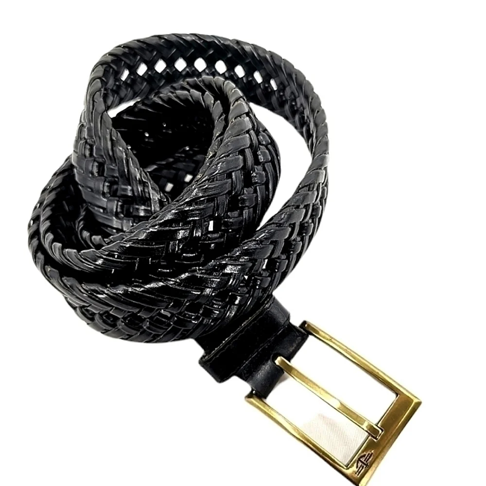 Dockers Men's 40 Black Braided Belt